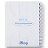 Murray Sporting Goods Basketball Playbook - Coaches Journal Notebook with