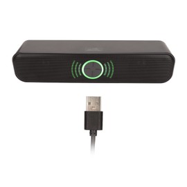 Computer Speakers, RGB Computer Speaker, Wired USB Powered PC Speakers with 5W Stereo Sound, Sound Bar Speakers for Desktop Notebooks