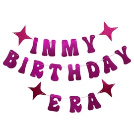 Birthday Decorations Set, Birthday Banners for Girls Pre-Strung Birthday Party Accessories Cute Girl Sign Popular Birthday Party Decorations for Birthday Party Decorations (purple)