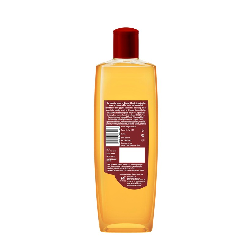 Parachute Advansed Almond Hair Oil with Coconut|For Soft & Silky