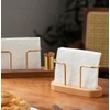 Napkin Stand, Sakulaya Triangle Napkin Holder Napkin Holder, Wood Beech