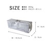 PACO-TRAY Clear Pen Case Pouch, Accessory Case, Pencil Case, clear