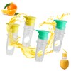 4 Pcs Lemon Squeezers, Lemon Juicer Squeezer, Screw Top Lemon