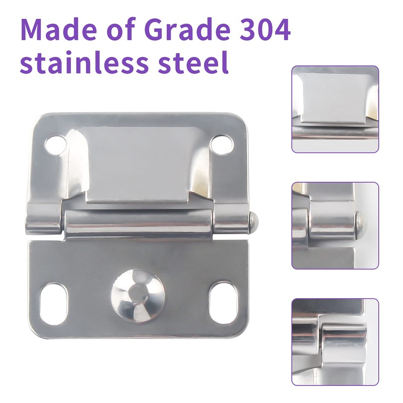 Cooler Stainless Steel Hinge Replacement for Coleman Camping Coolers Accessories