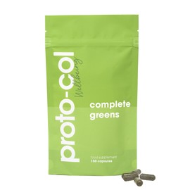 Proto-col | Complete Greens Capsules - 14 Superfoods and Adaptogens Including Ashwagandha & Spirulina | Vegan & Gluten-Free | Advanced Formula | UK Made | 150 Capsules