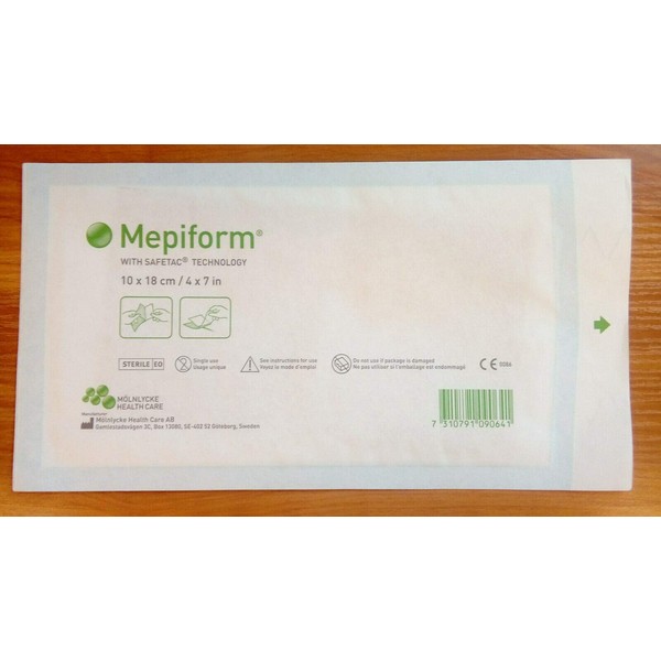 MEPIFORM Scar Reduction Dressing 4x7inch 10x18cm 5/pkMEPIFORM Scar Reduction Dressing 4x7inch 10x18cm 5/pk Good Quality for Everyone Fast Shipping Ship WorldwideRP