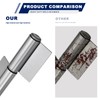 NAUTYKIKS 4 Pack Weld On Lift Off Hinges, 3-1/4" Heavy