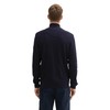 TOM TAILOR Men's Cotton Cardigan, 13160 - Knitted Navy Melange,
