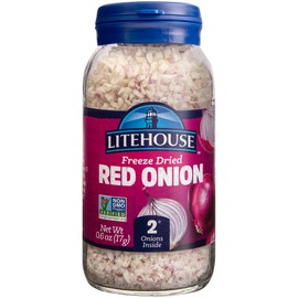 Litehouse Freeze Dried Red Onion, 0.60 Ounce, 6-Pack