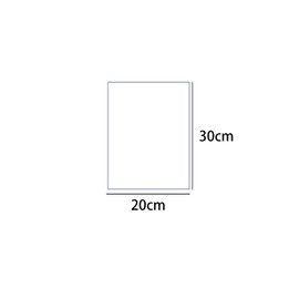 5PCS 20cm*30cm Clear PVC Vinyl Waterproof Transparent Vinyl Fabric for DIY Crafts Bags Bows,