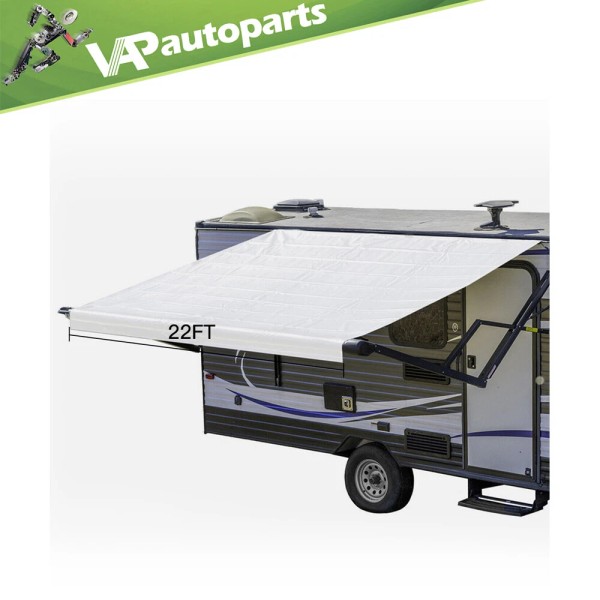VAP-Autoparts 22Ft 8 inch Waterproof RV Awning Fabric Replacement for