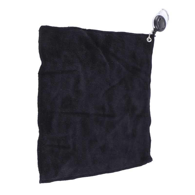 1 Pcs Double‑sided Plush Cotton Golf Club Cleaning Towel Cloth