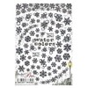 Photography Nail Pro Watercolor Snow Flaxes, Black