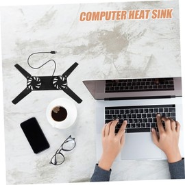 Operitacx 4 Stück Gaming Laptop Kühlerpad mit Verstellbarem Tragbarer Laptop Halter für Kühlung Kompatibel mit Notebook Ultrabook Platzsparend für Home Office