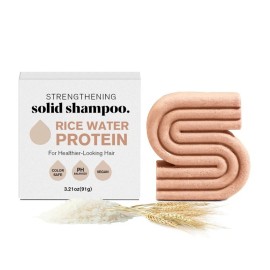 Unbranded Strengthening Solid Shampoo Rice Water Protein Damaged Hair Repair Shmpoo Soap