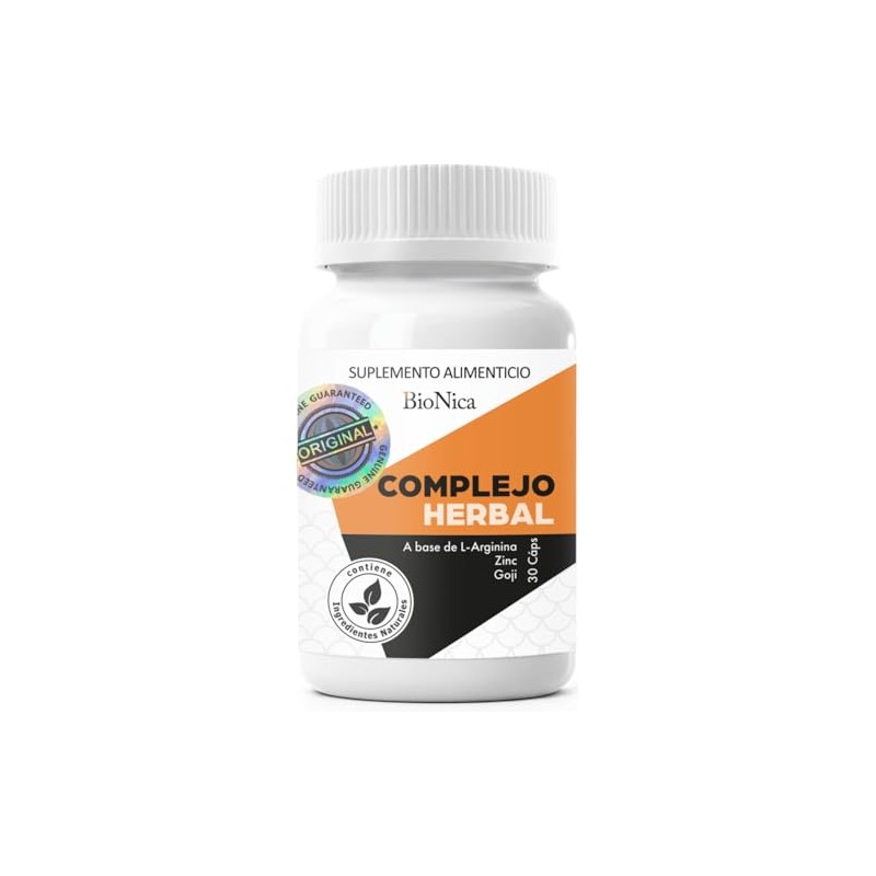 BIONICA | Suplemento Alimenticio | L-Arginina y Zinc | 30