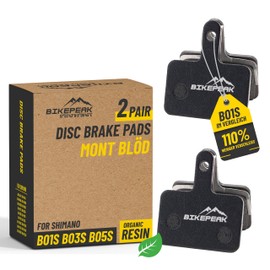 BikePeak Set of 2 disc brake pads Mont Blöd - suitable for various brake pads - made of organic resin - durable and high quality for MTB, trekking and e-bike - replacement B01S, B03S, B05S