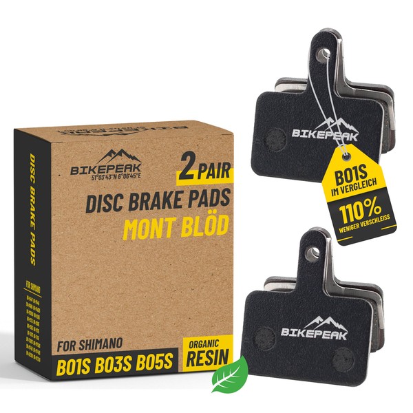BikePeak Set of 2 disc brake pads Mont Blöd -