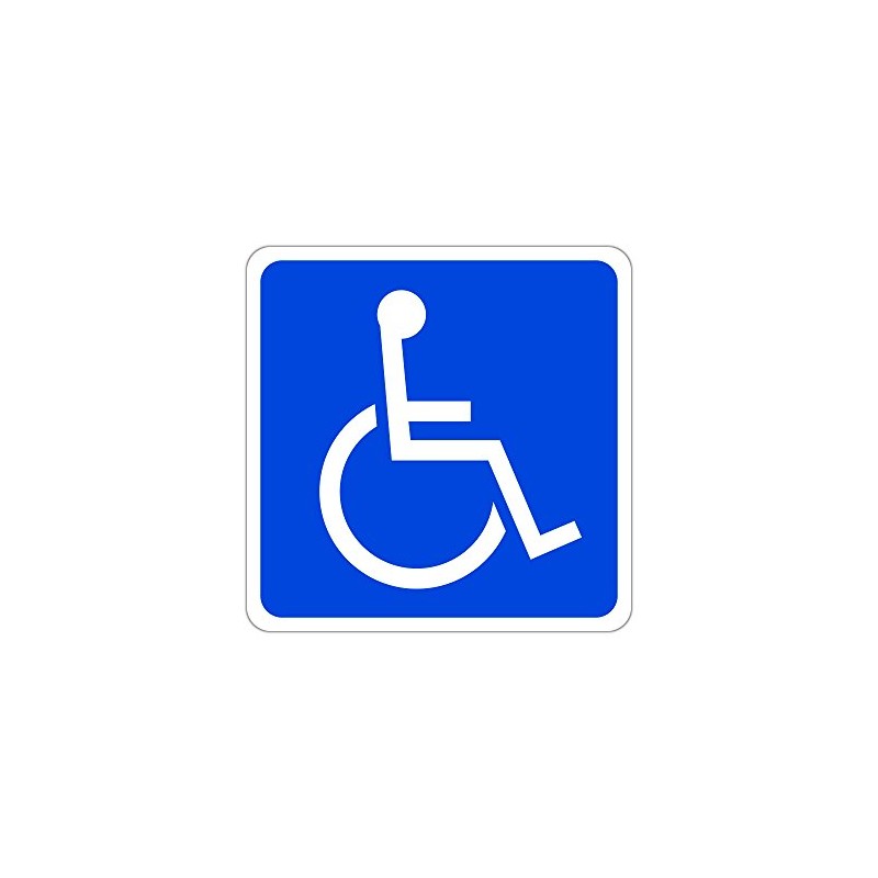 Disabled Equipment (Car Chair) High Weather Resistant Magnetic Sticker Reflective
