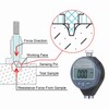 Portable 0-100HA Shore A Hardness Tester Meter Digital Durometer Scale