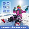 GLOBLYTE Kids Neck Warmer Gaiter, Winter Fleece Face Neck Cover