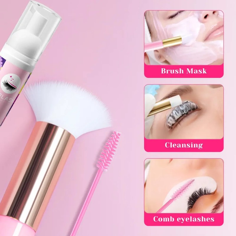 Kit Limpiador De Pestañas Y Cuidado De Extensiones Suit