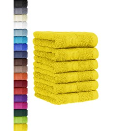 6-Piece Guest Towel Set in Many Colours 100% Cotton 30 x 50 cm