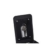 Pavo Premium Combination Safe Box-Wall Mounted-with Handy Key Hook Included-Black,
