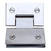 2 Packs Heavy Duty 135 Degree Solid Shower Door Hinges