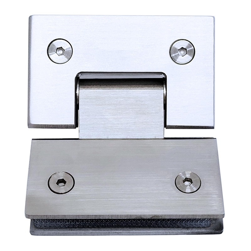 2 Packs Heavy Duty 135 Degree Solid Shower Door Hinges