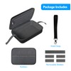 JSVER PU Leather Hard Shell Carrying Case for GoPro Hero13/12/11/10/9/8/7,