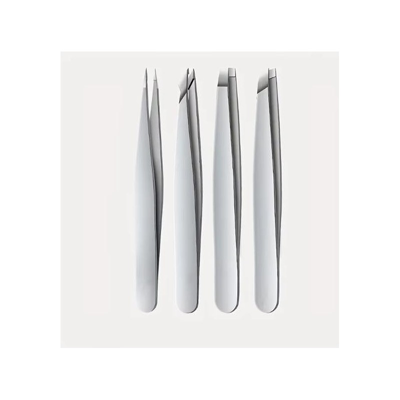 4pcs Set Professional Tweezers Set Perfect for Hair Removal &