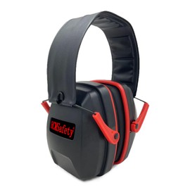 HCMSafety Shooting Noise Reduction Earmuffs - 28dB Noise Cancelling Ear Muffs, Foldable, Lightweight and Comfortable Ear Protection