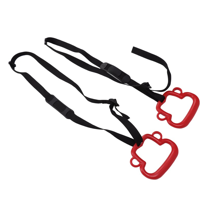 2Pcs Kids Gymnastic Rings Monkey Shape Load Bearing 150KG Ergonomic