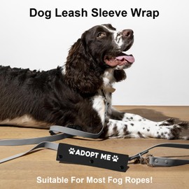 YROVWENQ Funny Dog Leash Black Wrap for Dog Ropes with Ignore Sign (Adopt Me)