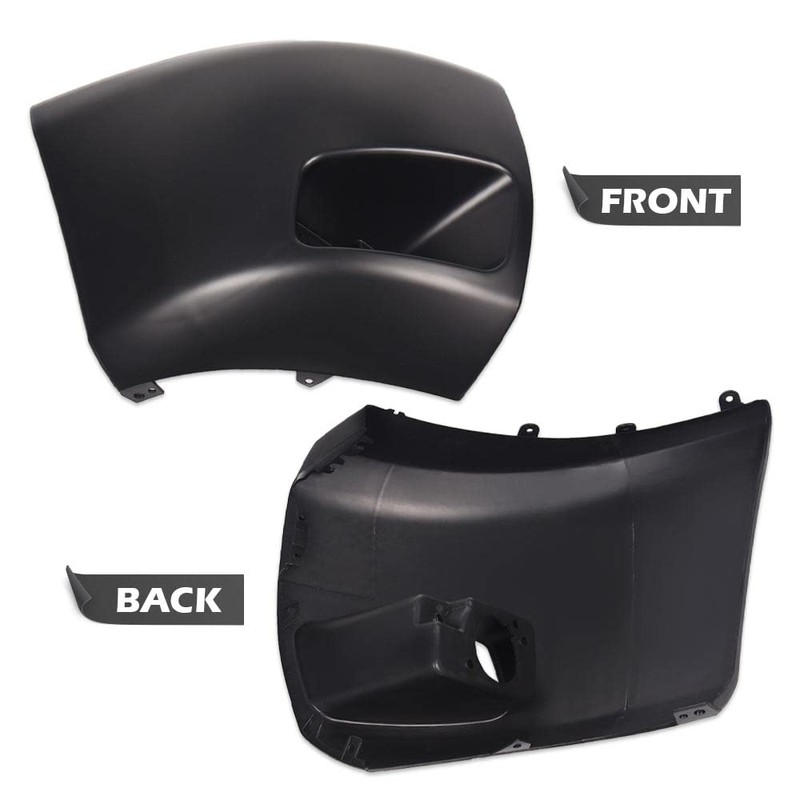 PIT66 Bumper End Caps & Fog Lights, Compatible with 07-13