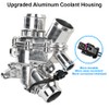 WMPHE Aluminium Engine Coolant Thermostat Housing Compatible with 2014-2019 Land