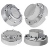 ECCPP 4PC Set 2 Front and 2 Rear Chrome 7