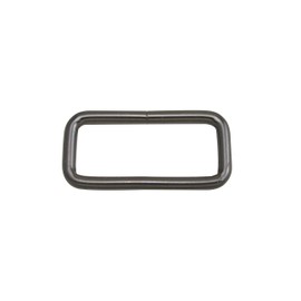 Wuuycoky 2" Inner Length Gun Color Rectangle Rings Loop Ring No Welded for Strap Webbing Belts Buckle Pack of 6