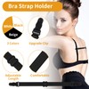 Prasacco 6 Pcs Bra Strap Holders for Slipping, Women's Elastic