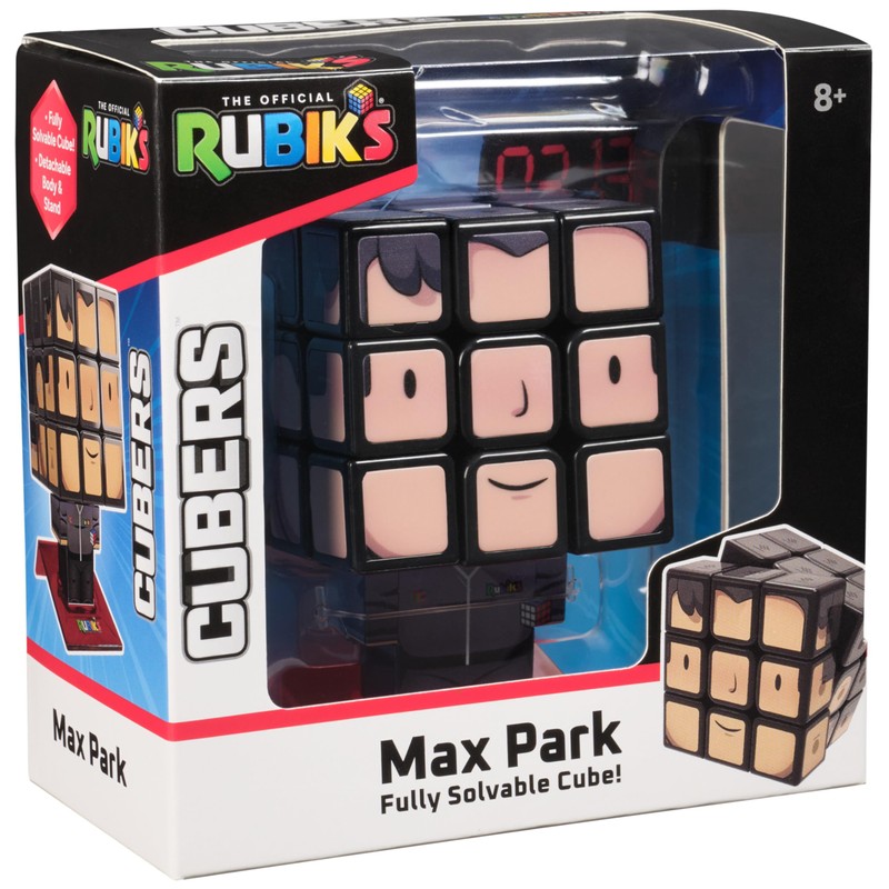 Rubik’s Cube Max Park Cuber, Speed Cubing Collectible & Desk
