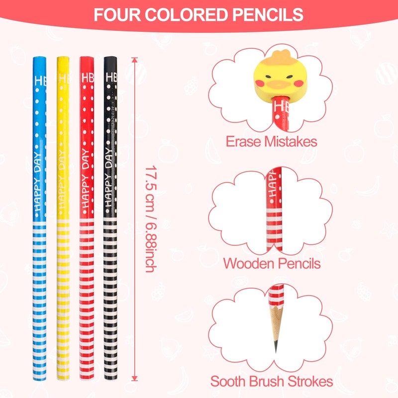 JOPHEK HB Pencils Set, 40 x HB Pencils Set with