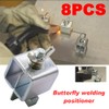 KASCLINO Butt Welding Clamps, 8pcs Multifunctional Small Butter-Fly Shaped Auto