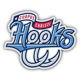 Corpus Christi Hooks MiLB Baseball Logo Vinyl Art Graphic Sticker Bumper Decal