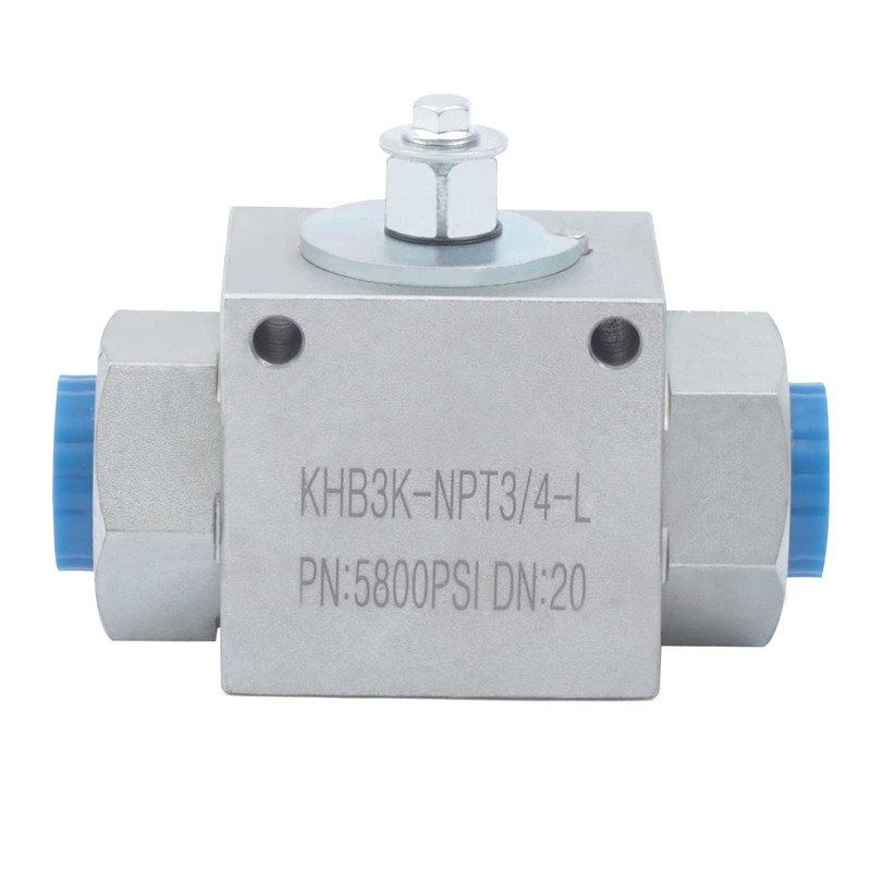 3 Way Hydraulic Ball Valve, 3/4 in NPT Female Hydraulic