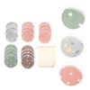 BIUDECO 1Set Makeup Remover Pads Bamboo Fiber Cosmetic Wipe Cushions