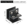 uxcell 90 Degree Glass Clamp, for 10-12mm Thickness Adjustable Glass