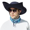 Muryobao - Sombreros de Sol para Hombre, UPF 50+, Impermeable,