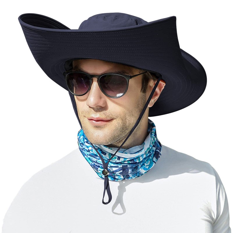 Muryobao - Sombreros de Sol para Hombre, UPF 50+, Impermeable,
