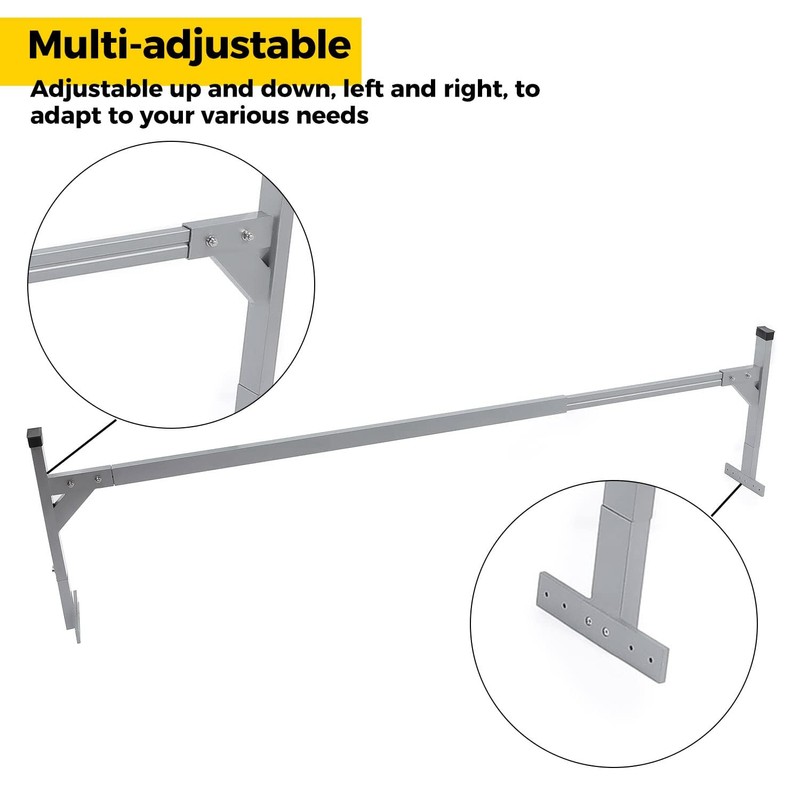 Kojem 5.3' to 8.6' Aluminum Adjustable Trailer Ladder Rack Capacity